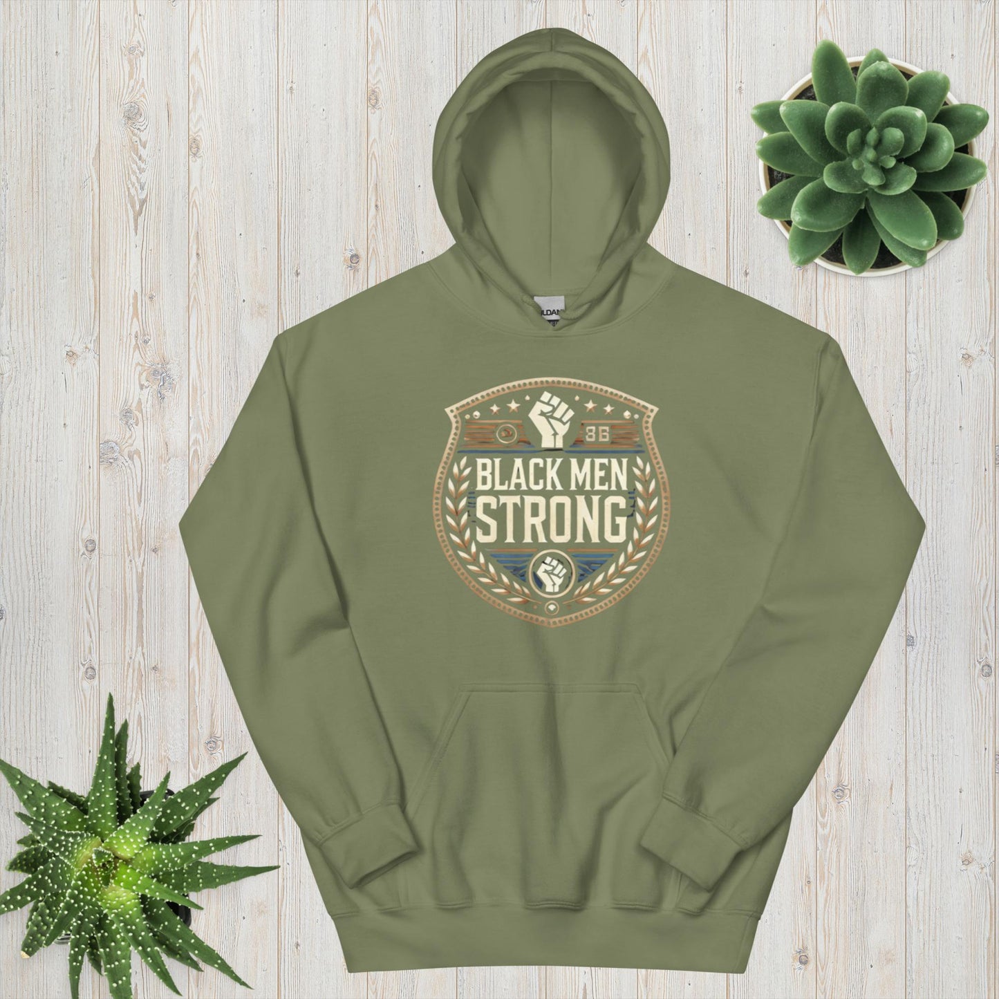 Blk Men Strong Unisex Hoodie