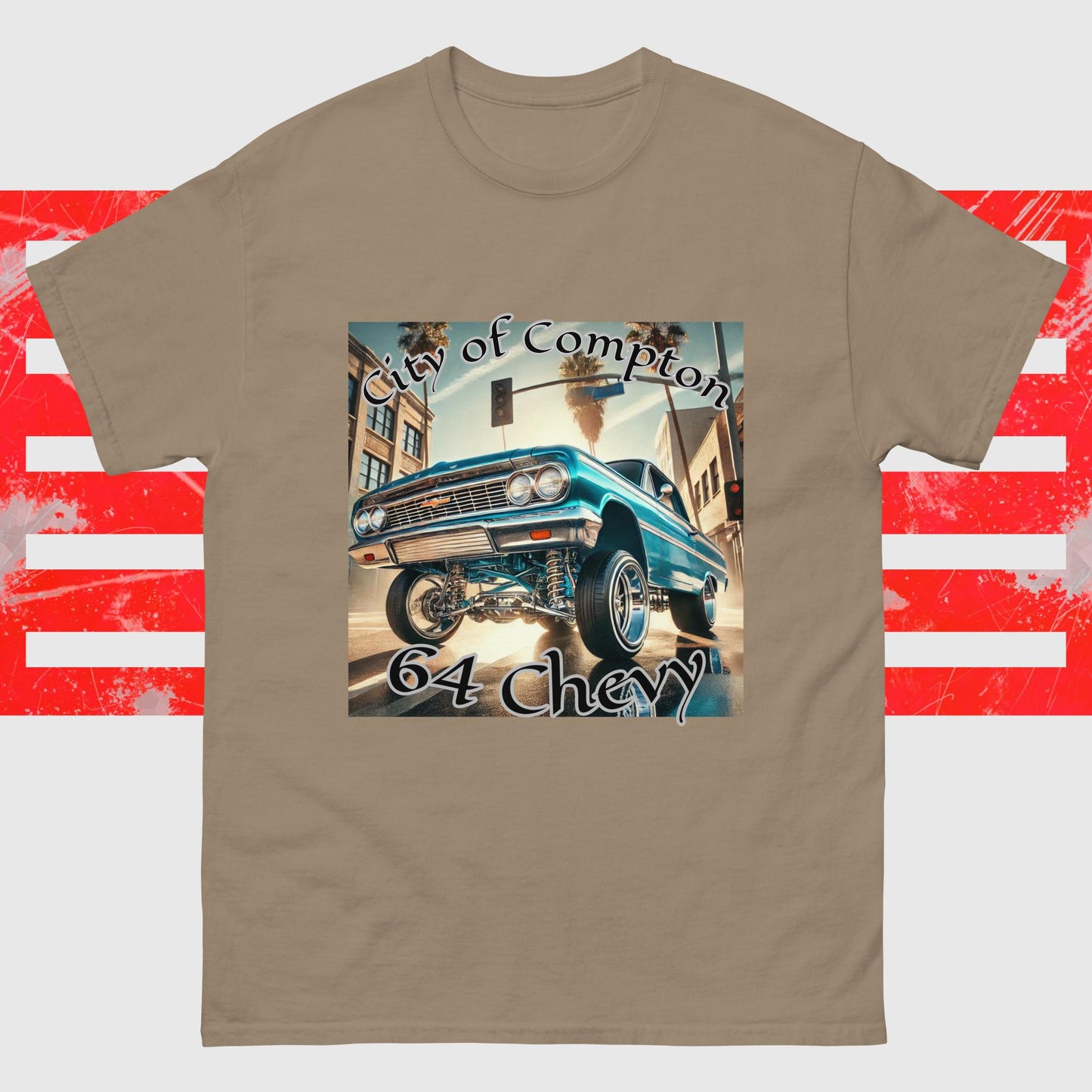 City of Compton 64 chevy Unisex classic tee