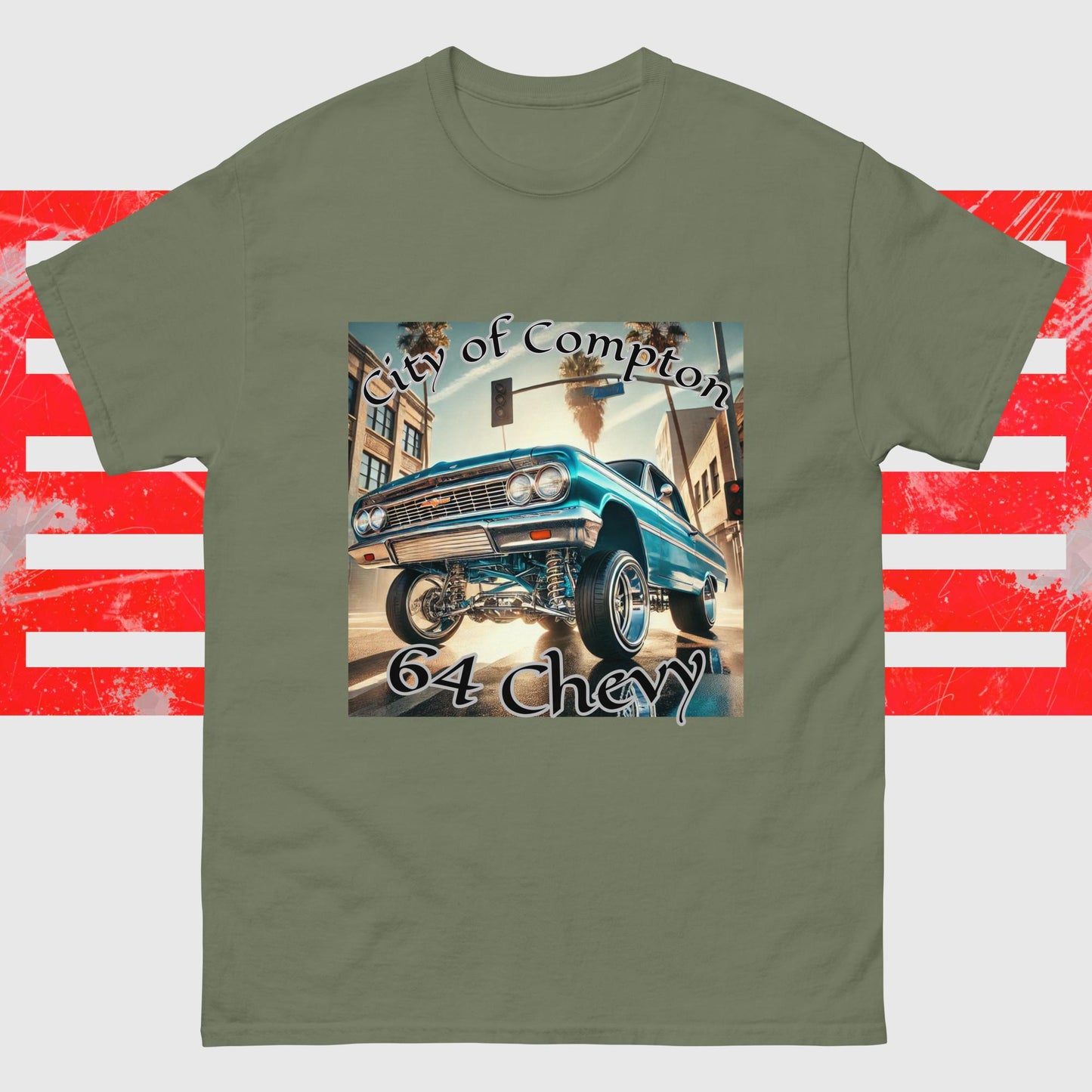 City of Compton 64 chevy Unisex classic tee