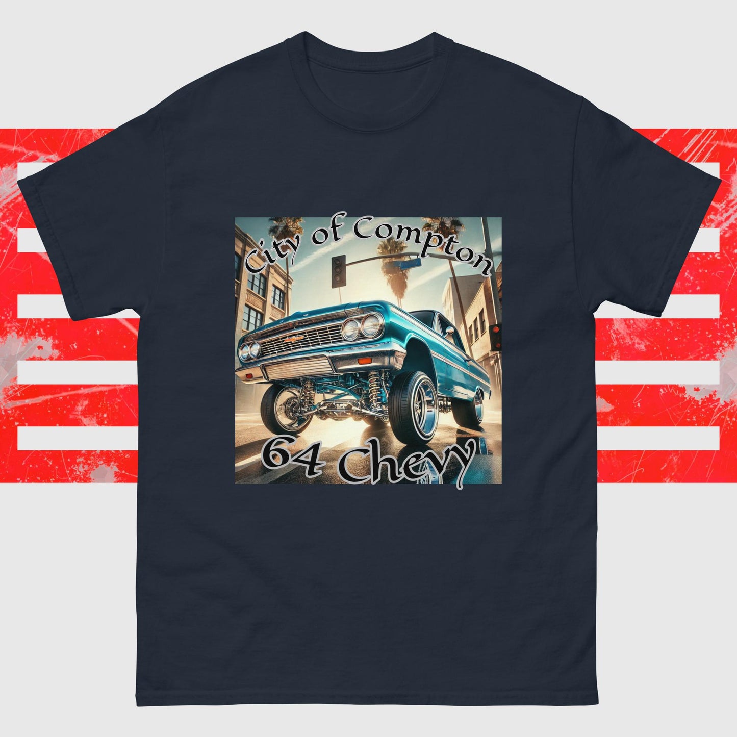 City of Compton 64 chevy Unisex classic tee