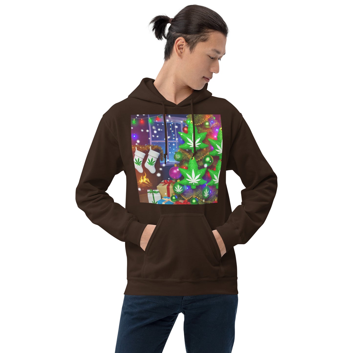 Cannabis xmas Unisex Hoodie