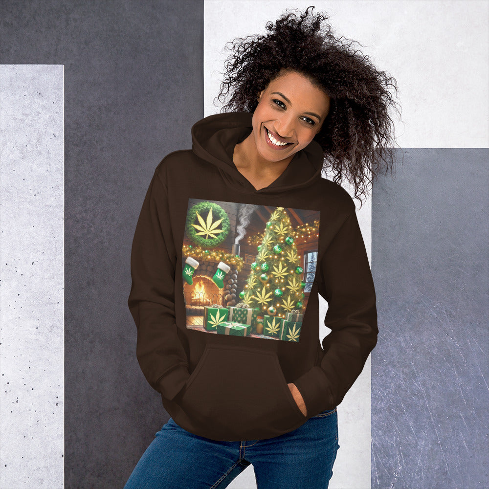 Cannabis xmas Unisex Hoodie