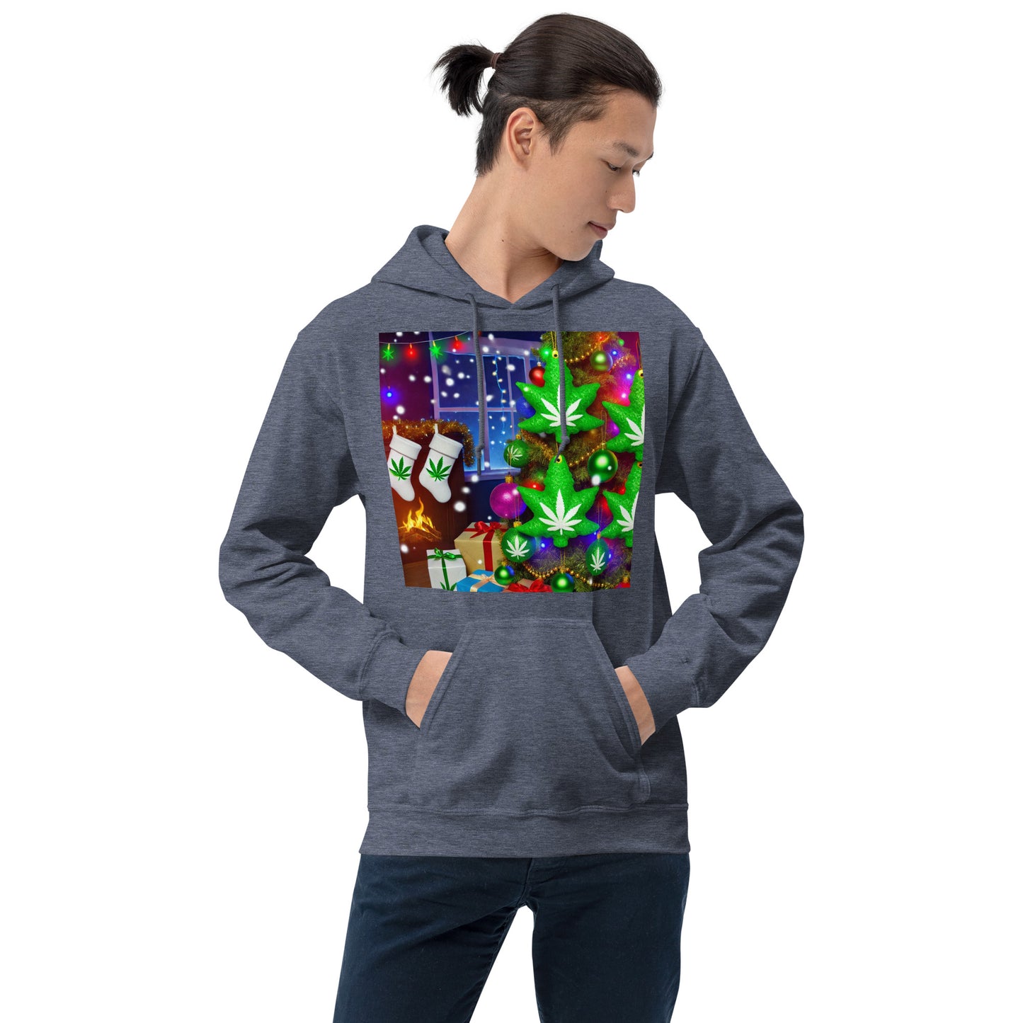 Cannabis xmas Unisex Hoodie