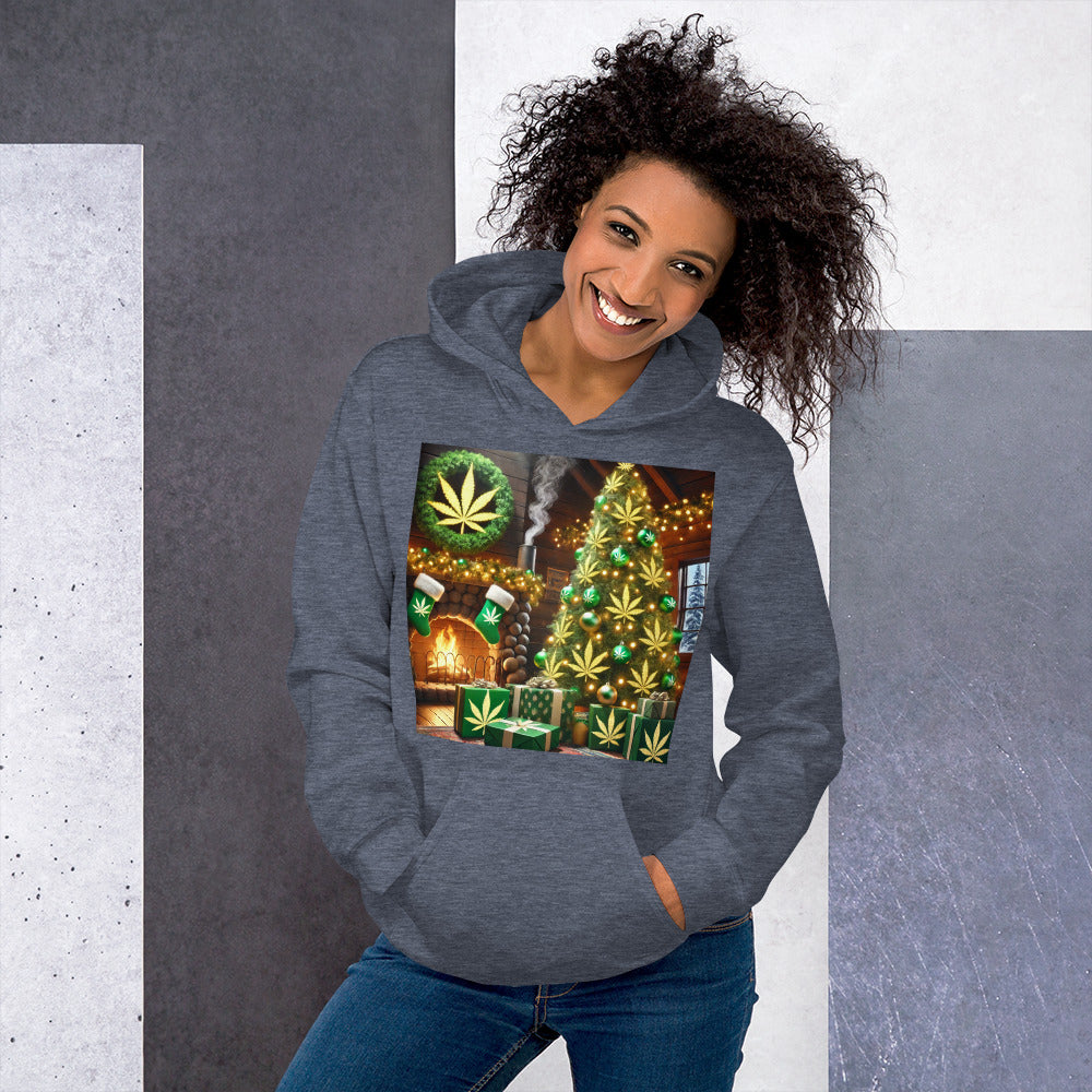 Cannabis xmas Unisex Hoodie