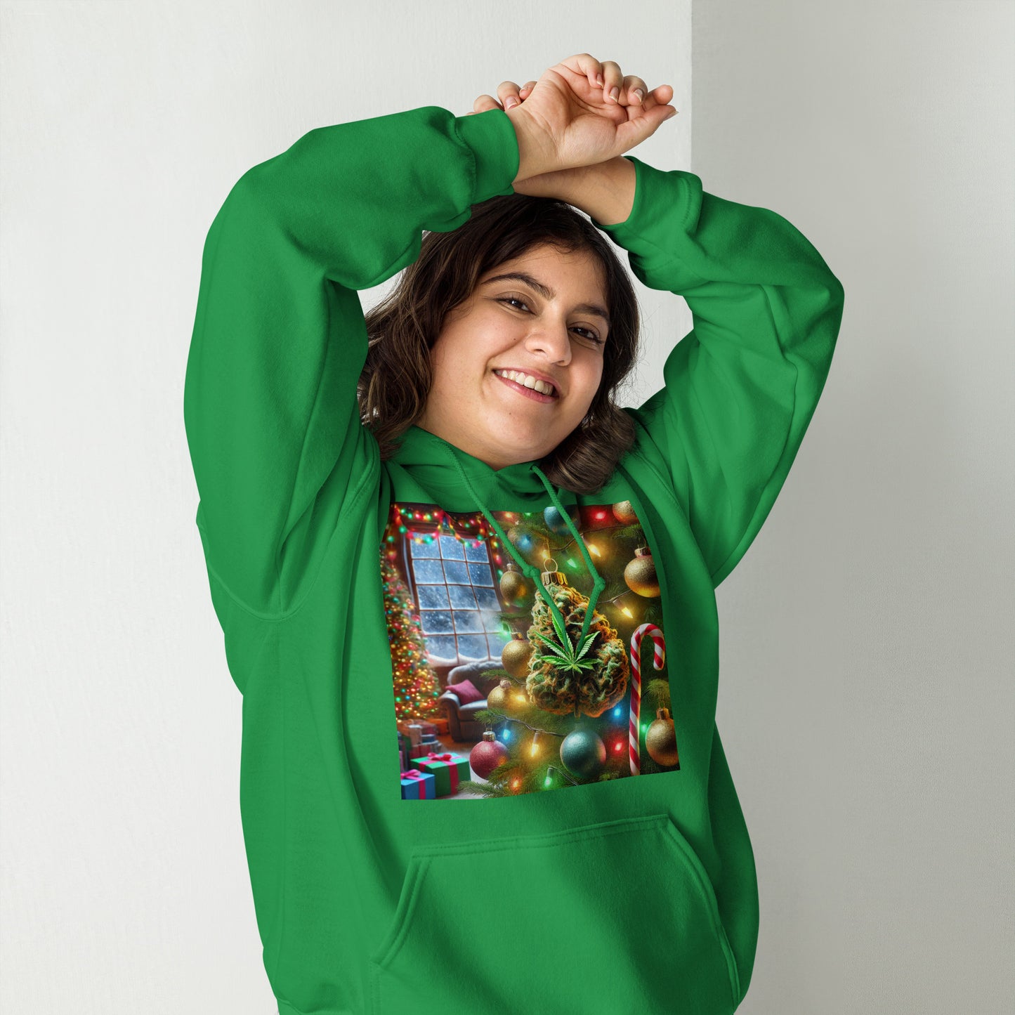 Cannabis xmas Unisex Hoodie