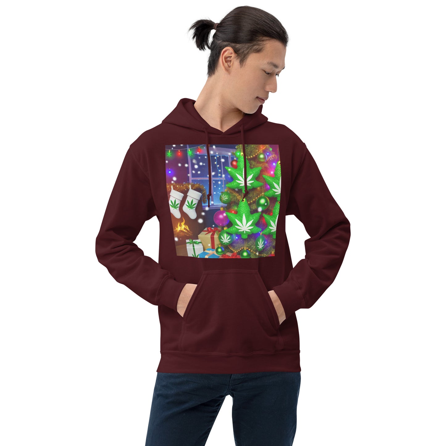 Cannabis xmas Unisex Hoodie