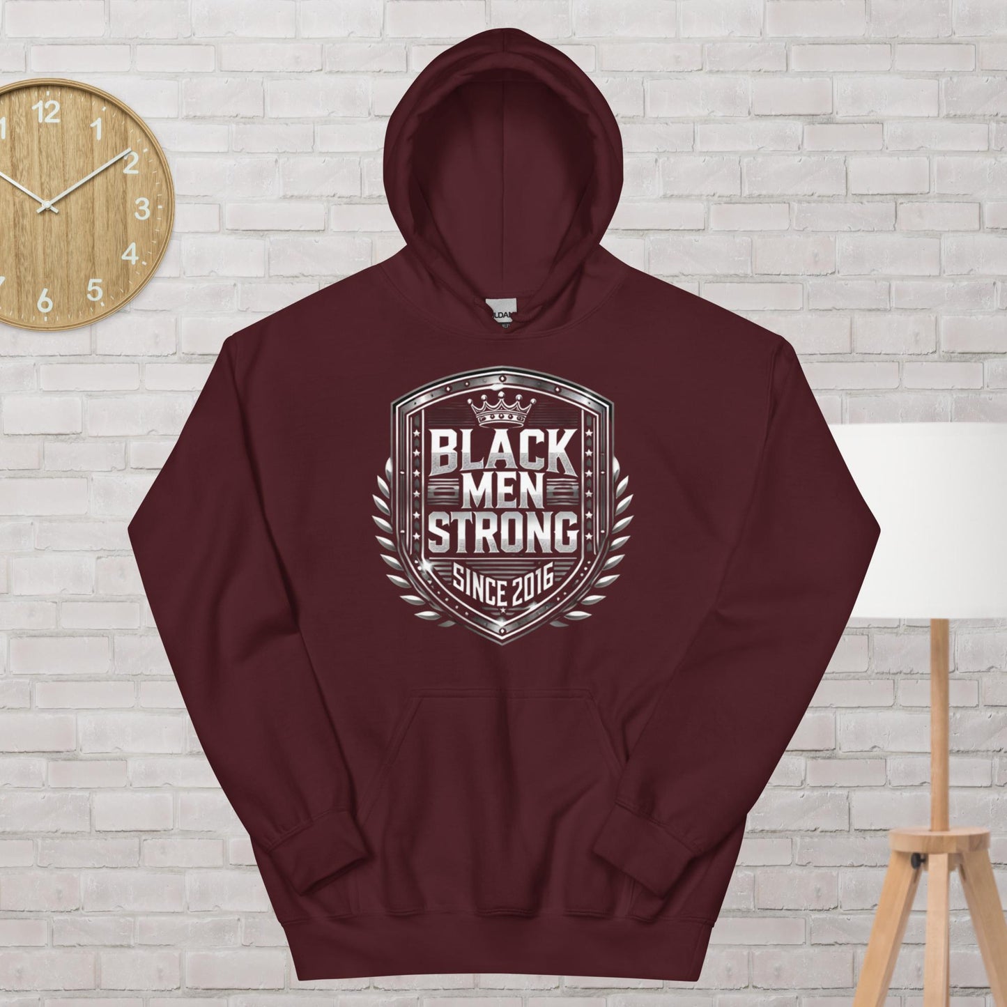 Black Men Strong Unisex Hoodie