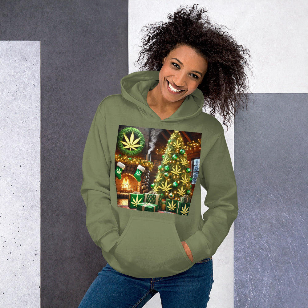 Cannabis xmas Unisex Hoodie