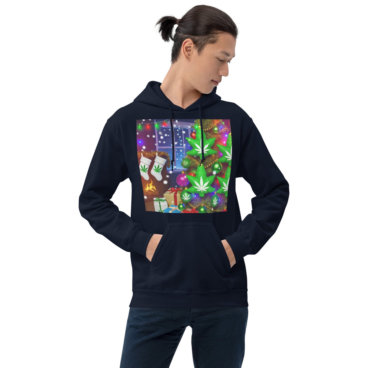 Cannabis xmas Unisex Hoodie