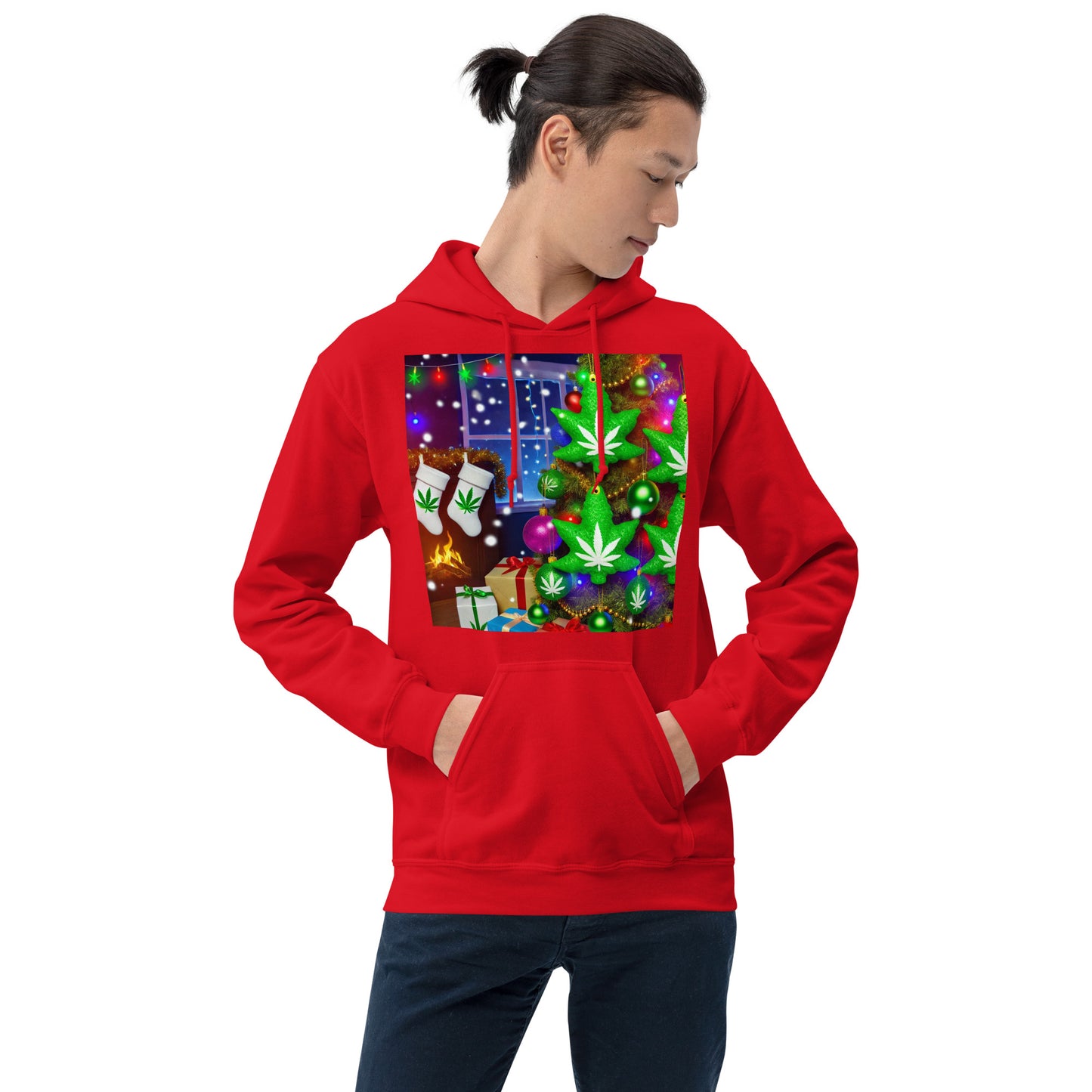 Cannabis xmas Unisex Hoodie