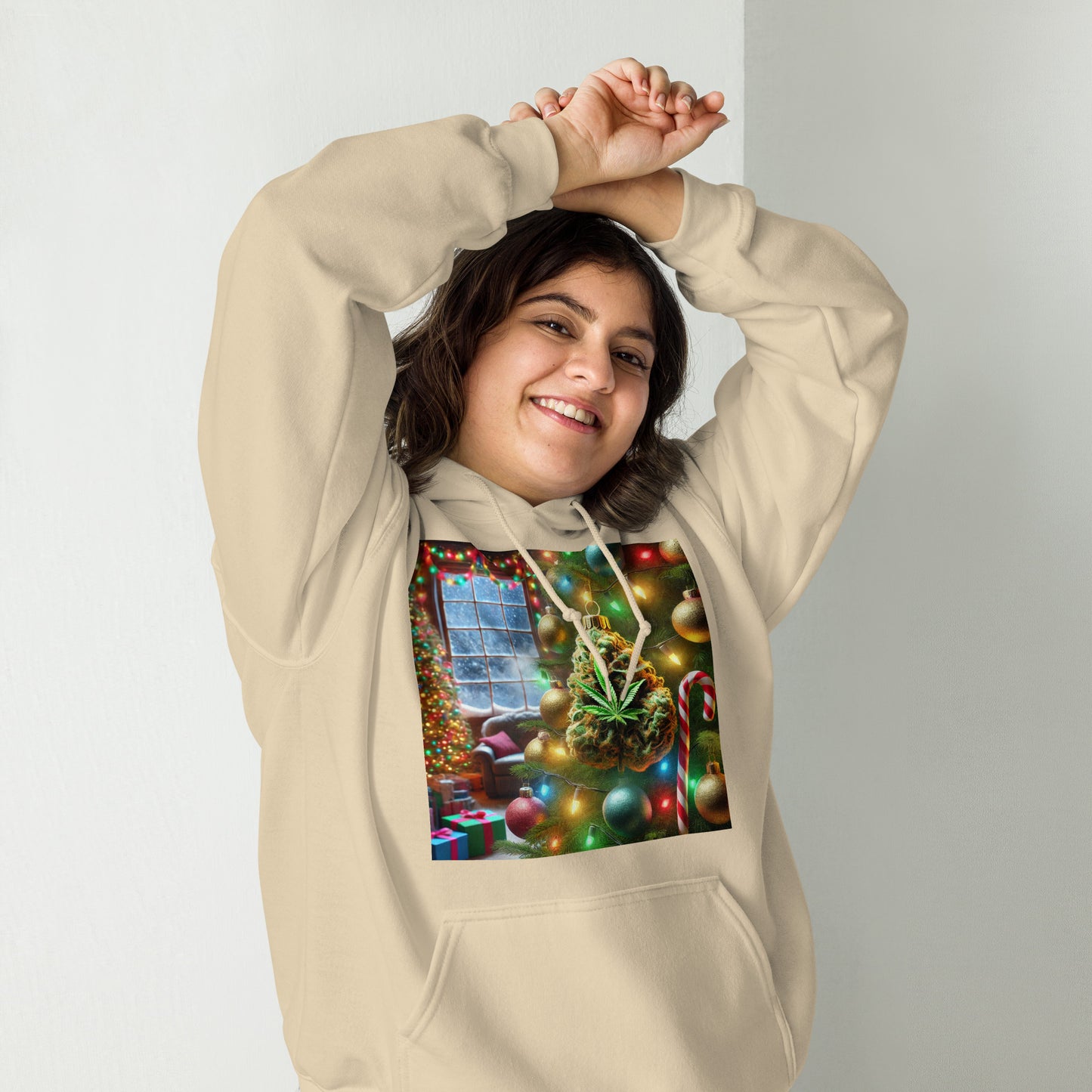 Cannabis xmas Unisex Hoodie