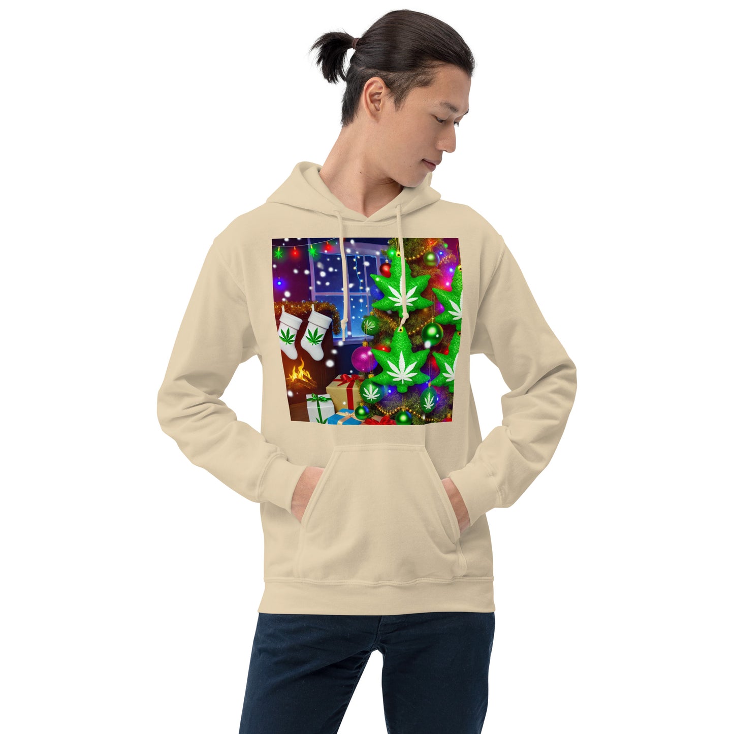 Cannabis xmas Unisex Hoodie