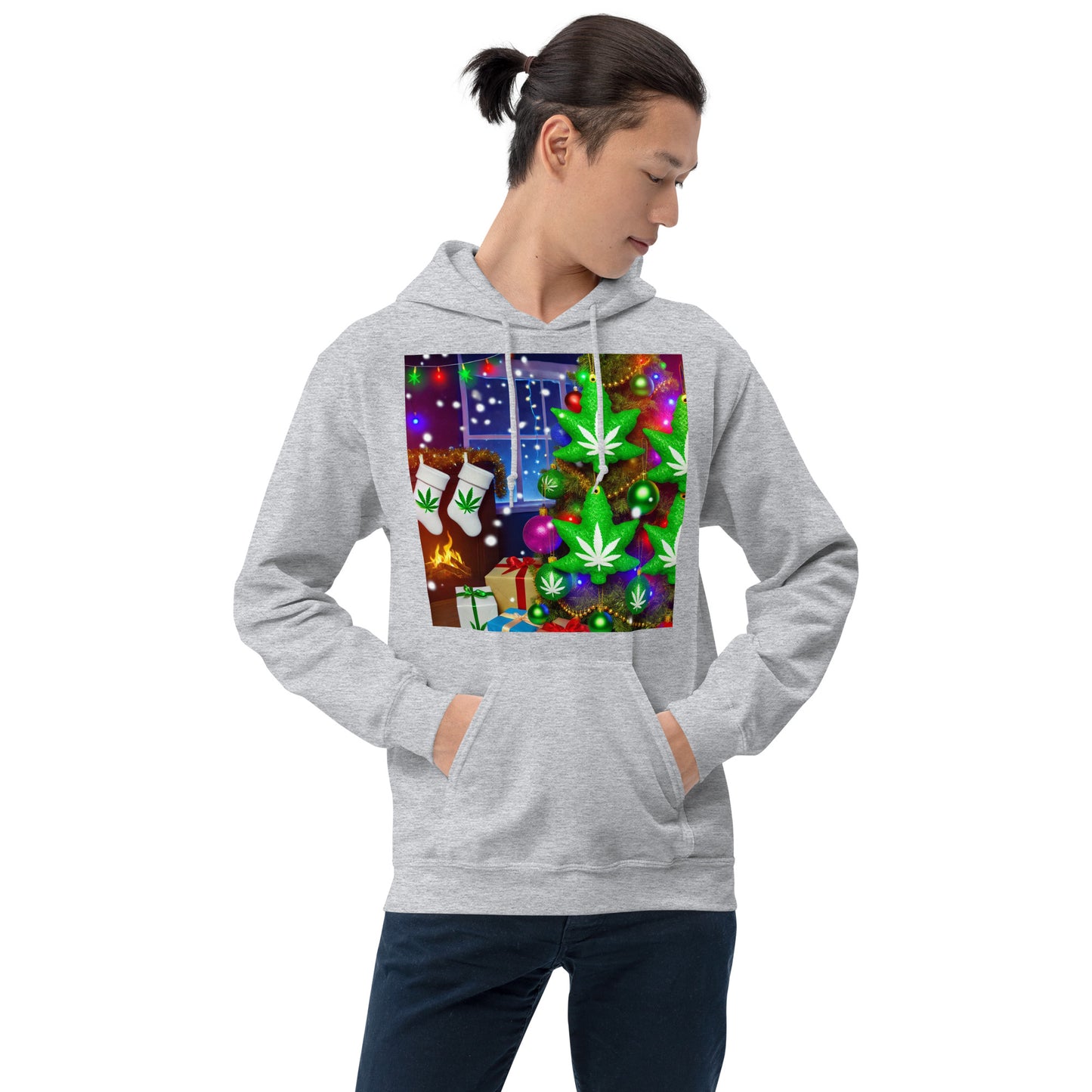 Cannabis xmas Unisex Hoodie