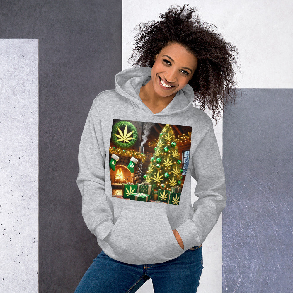 Cannabis xmas Unisex Hoodie