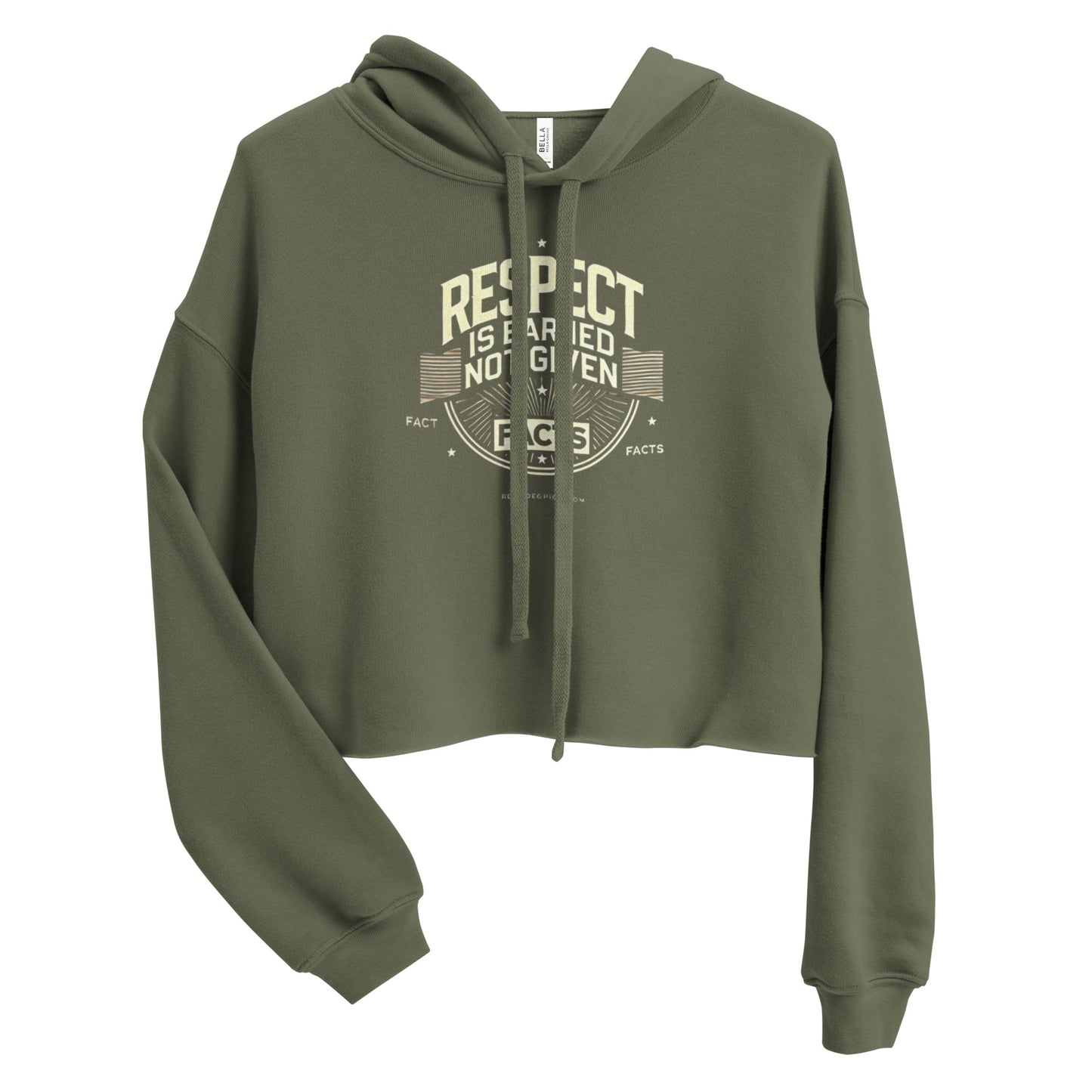 Respect Crop Hoodie